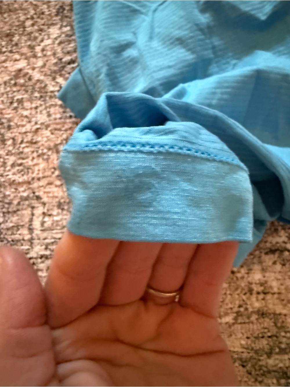 lululemon athletica Light Blue Tank Top